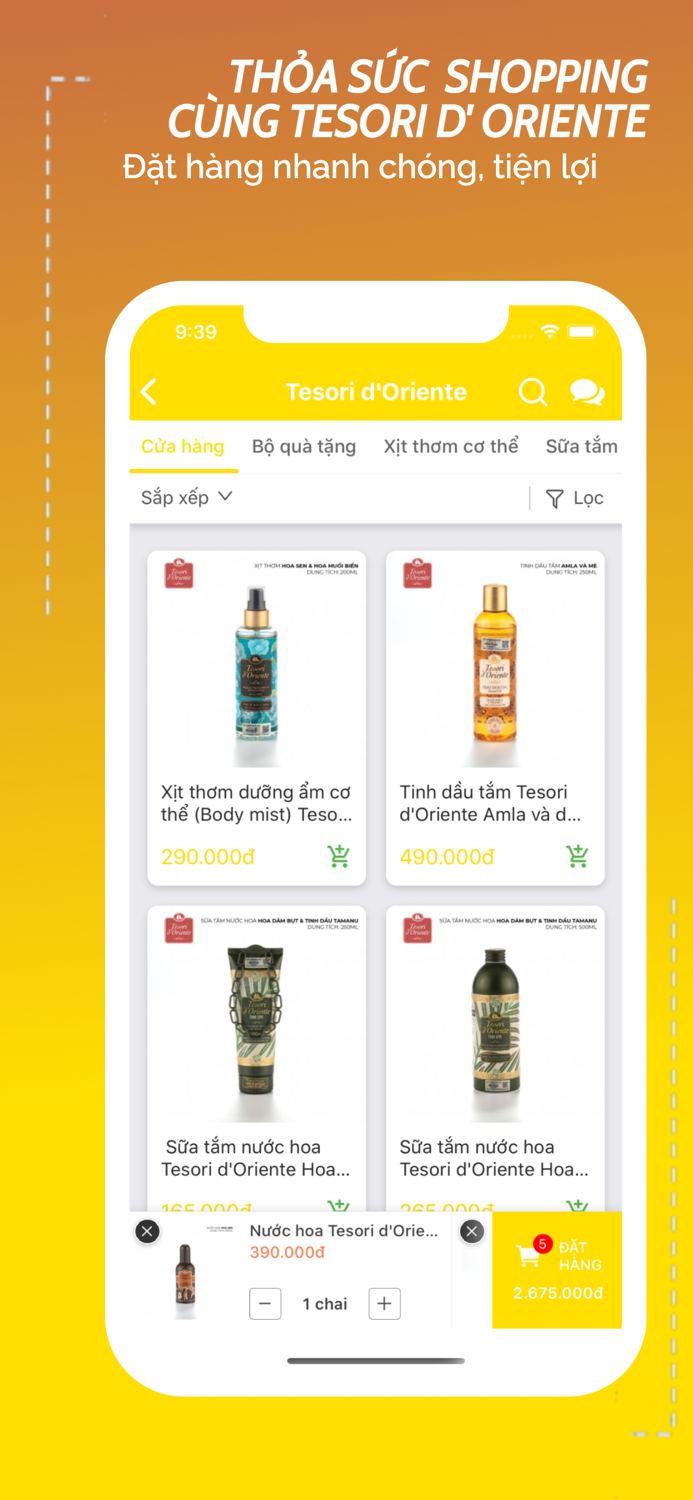 Tesori dOriente - Sữa tắm Ý