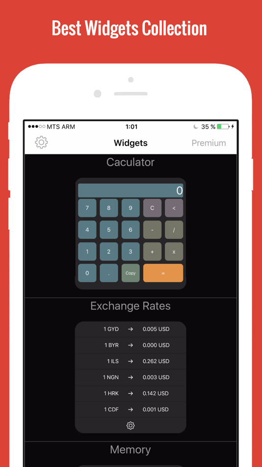 #1. Widgets-Pro (iOS) 由: Karen Karapetyan