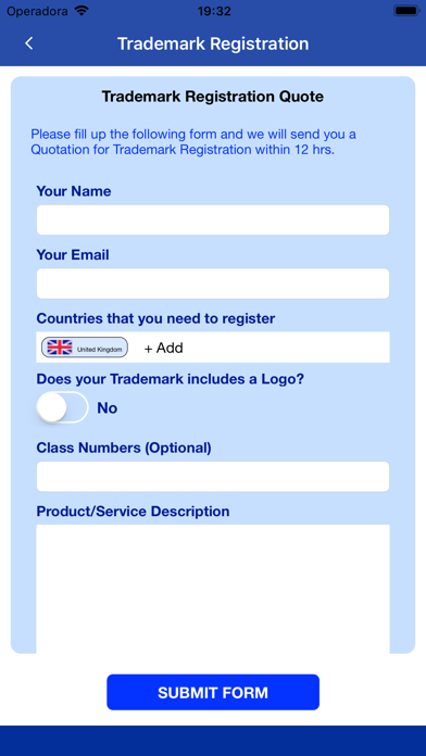 UK Trademark Search Tool Screenshot