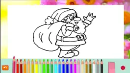 Game screenshot Christmas Drawing and Coloring book for kids apk