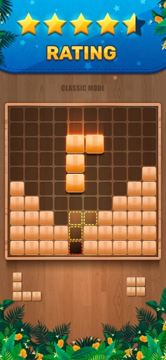 Wooden 100 Block Puzzle Game screenshot 5