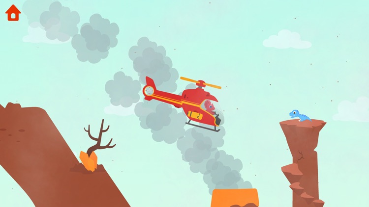 Dinosaur Helicopter Kids Games screenshot-3