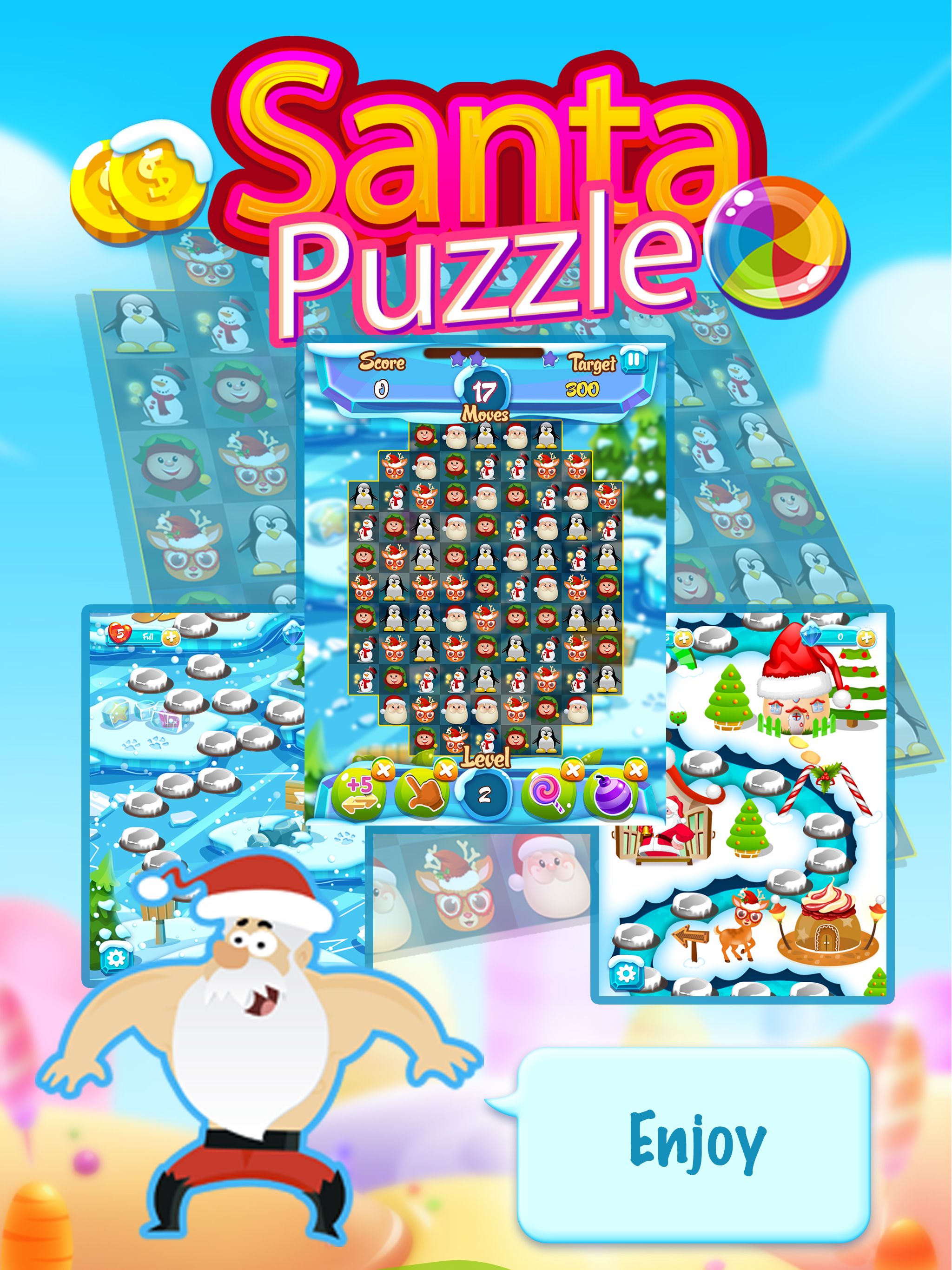Santa Claus Christmas Puzzle screenshot 5