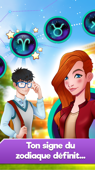Screenshot #1 pour Star Crossed Ep.1 - Jeu Interactive de Zodiaque