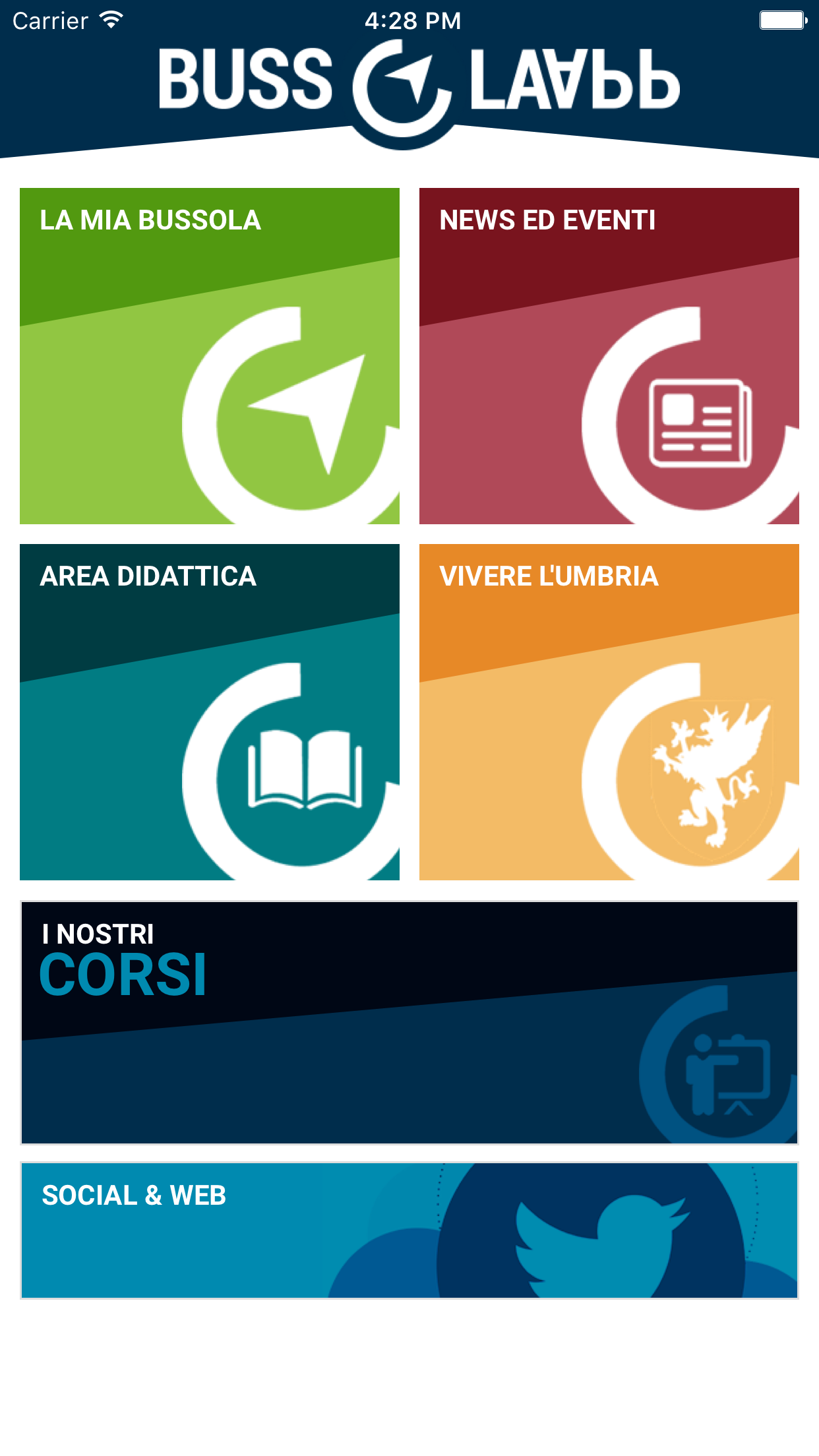 Bussola APP screenshot 2