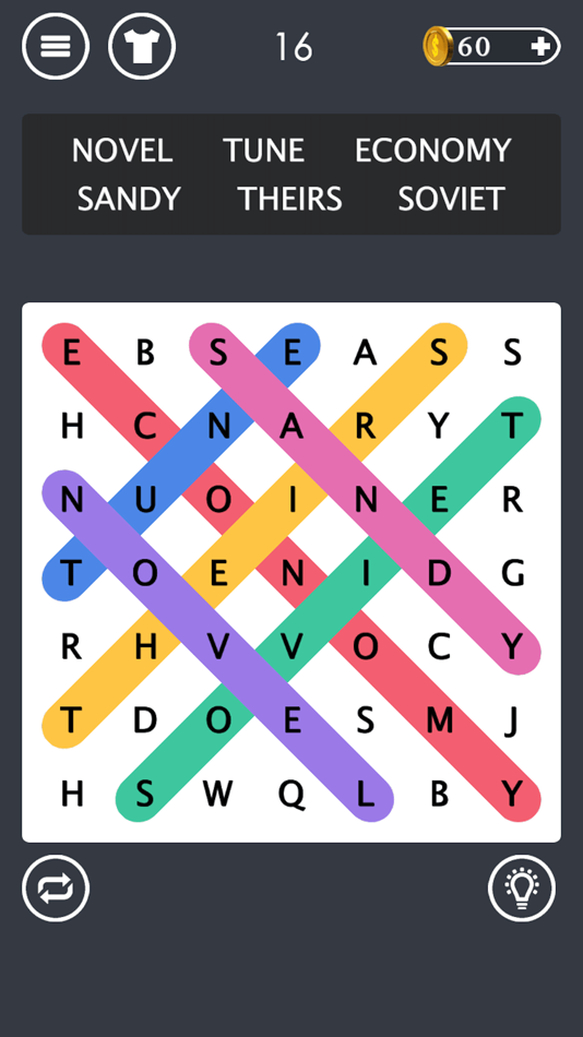 #1. Word Search - Word Find Puzzle (iOS) By: 鹏飞 侯