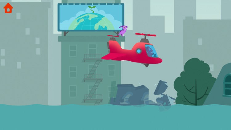 Dinosaur Helicopter Kids Games screenshot-0
