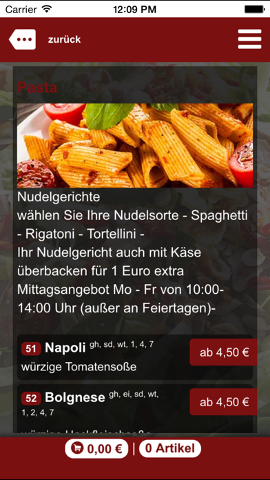 Hit Pizza Leipzig iPhone screenshot