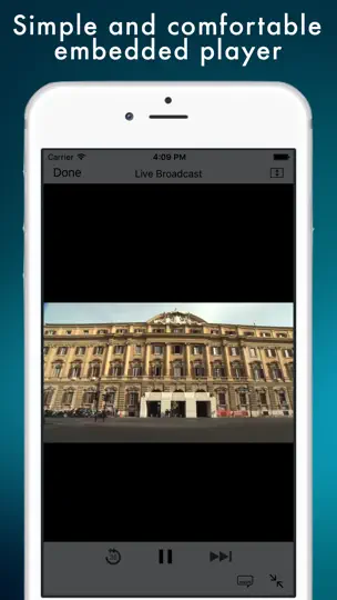 Captura de pantalla de TV Italiana - Italiano In Diretta Televisiva en iPhone 2
