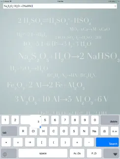 Chemistry Keyboard iPad image 1