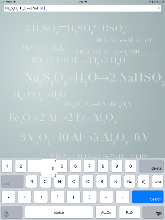 Screenshot #4 pour Chemistry Keyboard