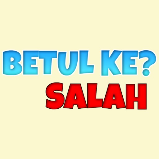 Betul ke Salah