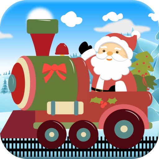 Christmas Train Builder Express Games for Toddlers iOS App