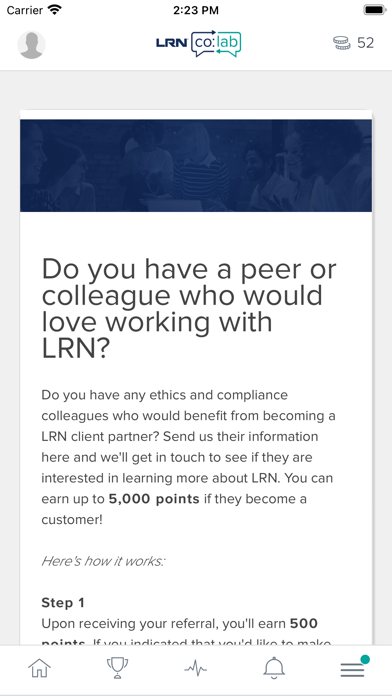 LRN co:lab Screenshot