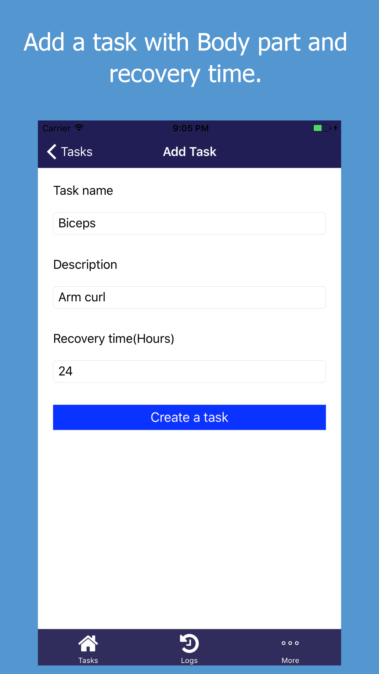 Workout Checklist screenshot 2
