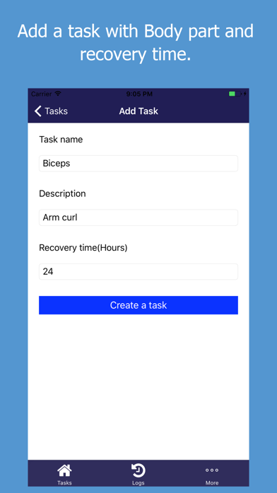 Screenshot #2 pour Workout Checklist