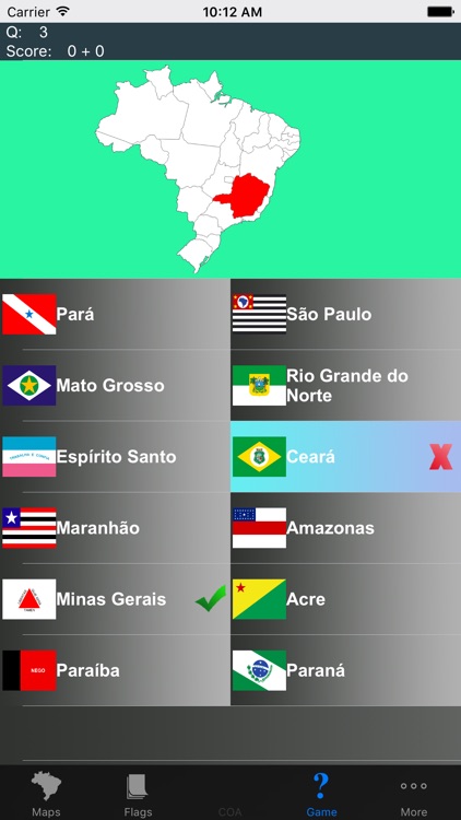 Brazil State Maps, Flags, Info