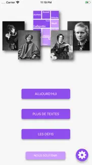 un texte une femme iPhone Captures Décran 1