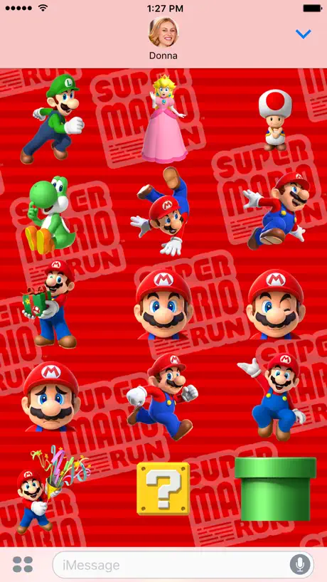 Super Mario Run Stickers