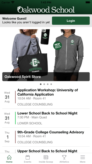 Oakwood School, Morgan Hill Screenshot