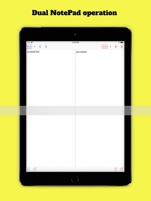 Screenshot #4 pour Dual EditPad