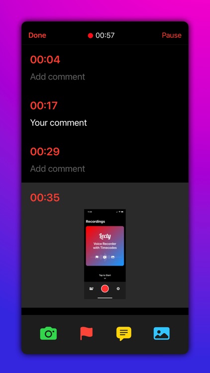 Voice Recorder with Timecodes screenshot-5