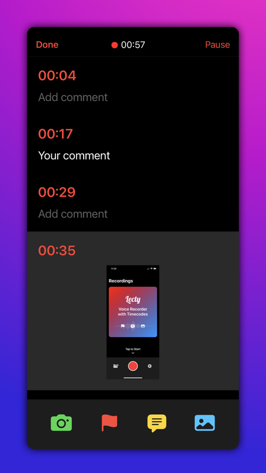 #6. Voice Recorder with Timecodes (iOS) 게시자: Aleksei Varochko