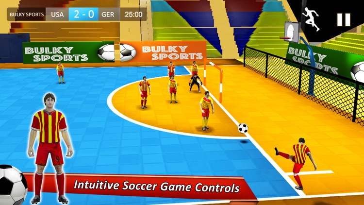 Indoor Soccer 17: Play Futsal football in arena 3D screenshot-3