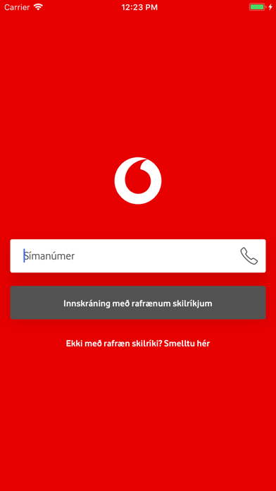 Vodafone 1414 Screenshot