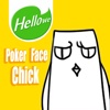 Hellowe Stickers: Poker Face Chick