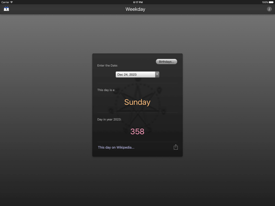 Screenshot #6 pour Weekday Lite
