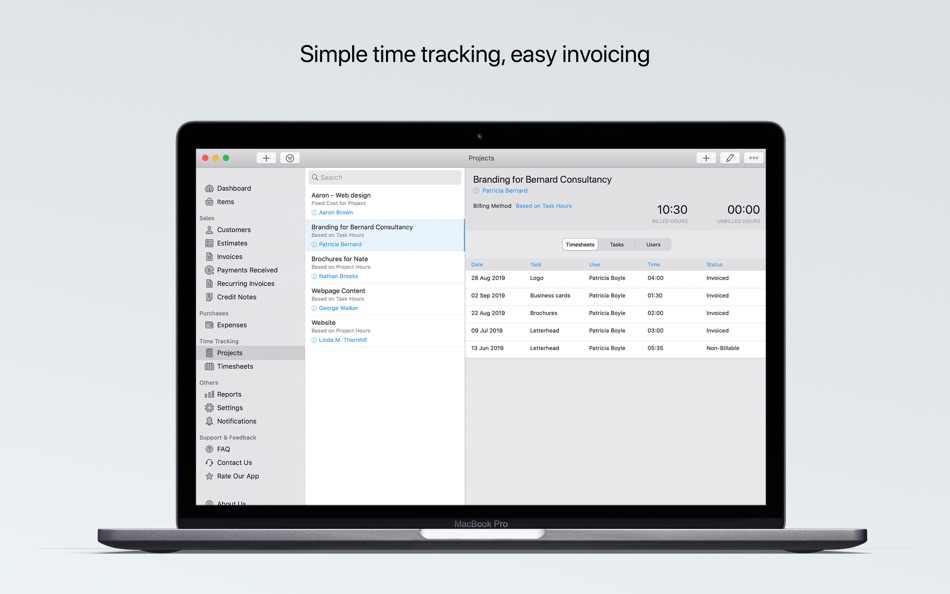 #4. Zoho Invoice — Invoicing App (macOS) 由: Zoho Corporation
