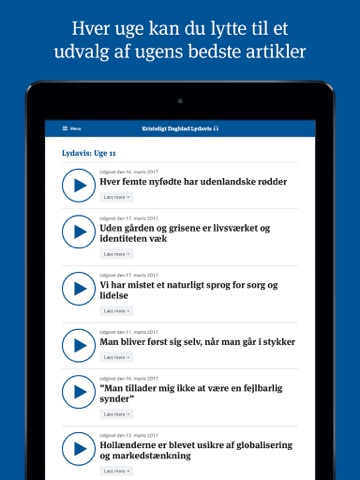 Kristeligt Dagblad screenshot 4