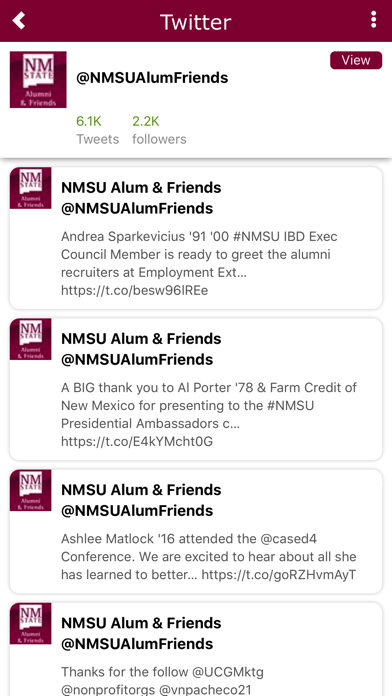 NMSU Alumni screenshot 3