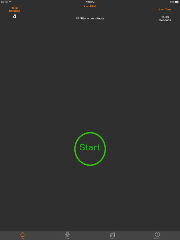 Screenshot #4 pour Crunch Time:Situp Logger