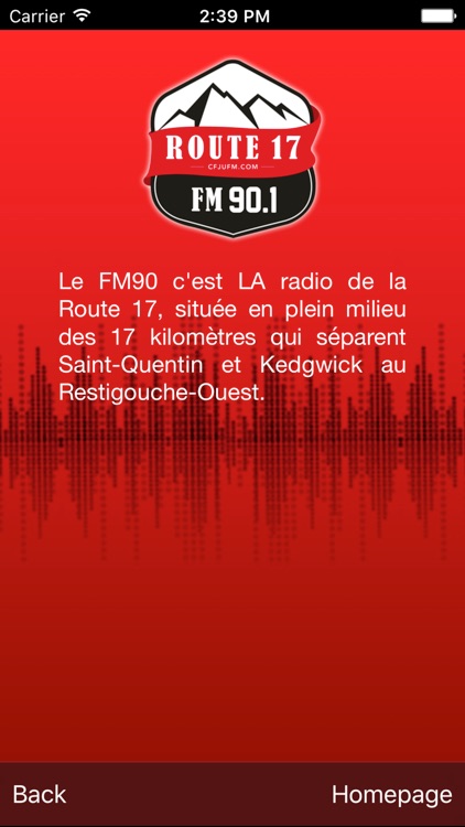 Route 17 - FM90