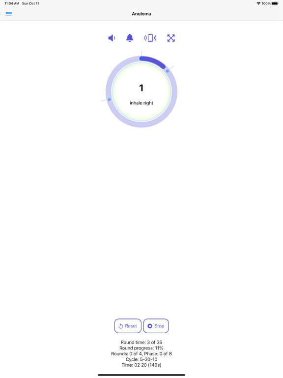 Screenshot #5 pour Anuloma Viloma Timer