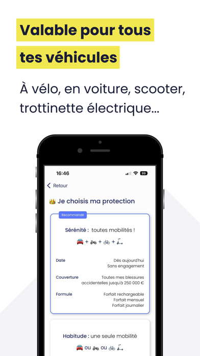 Datafolio, assurance mobilité Screenshot