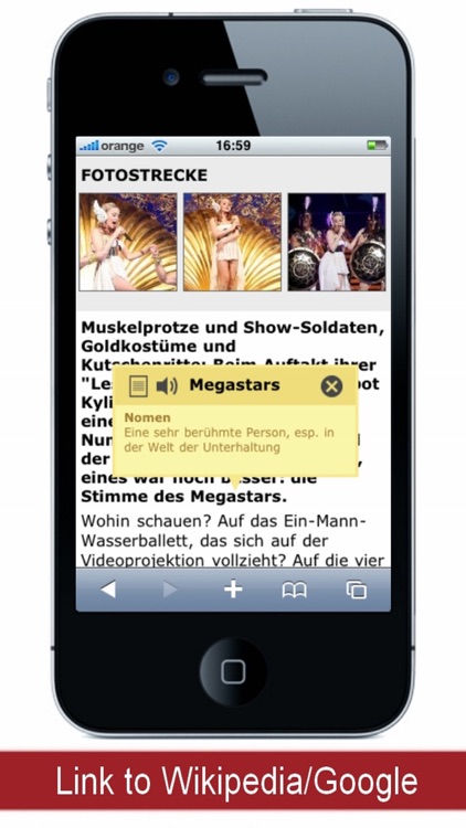 Tap Dictionary - In browser definitions screenshot-4