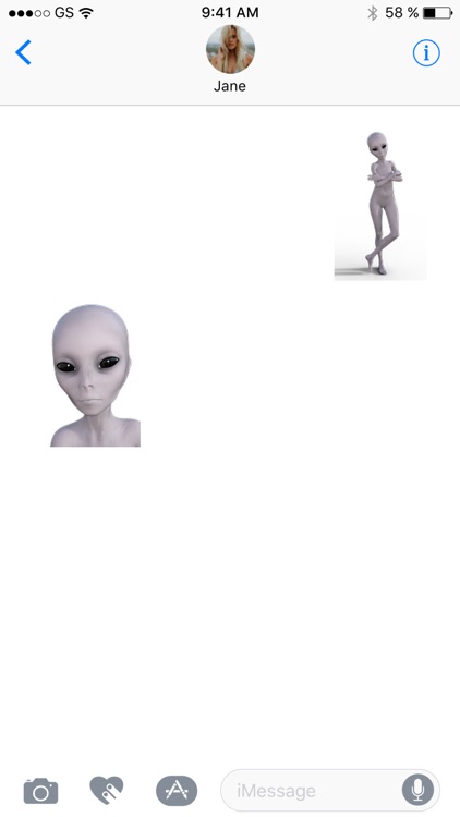 More Aliens Three Sticker Pack