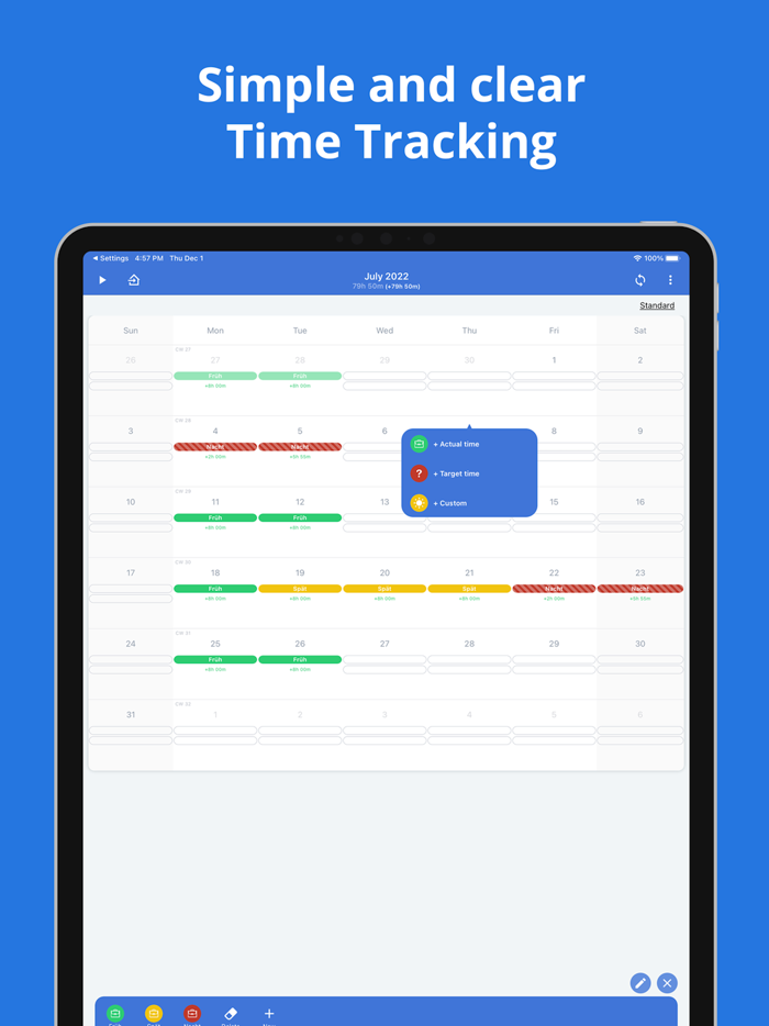 timeGOAT - Time Tracking