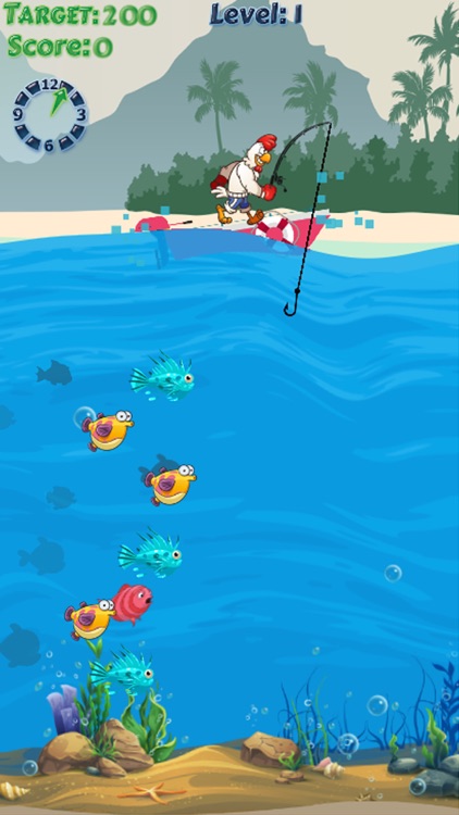 Chicken Fishing Games : fish hunting game for fun