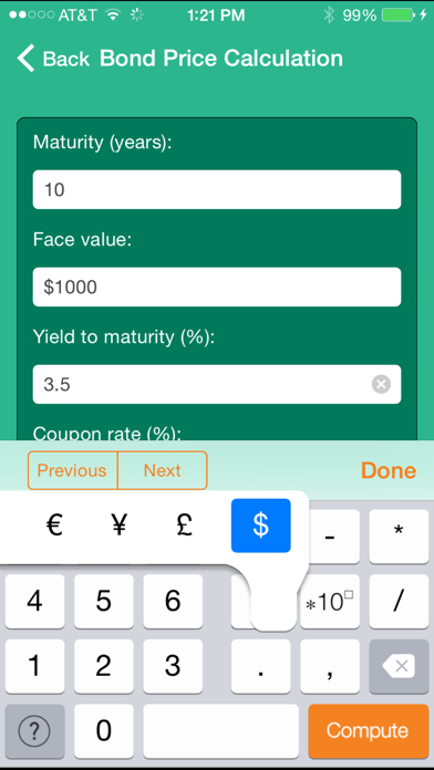 Screenshot #2 pour Wolfram Personal Finance Assistant App