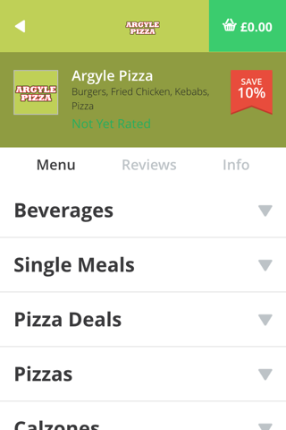 Argyle Pizza screenshot 2