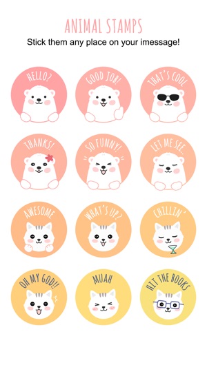 Animal stamps sticker pack(圖2)-速報App