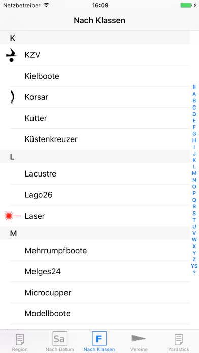 Screenshot #2 pour Regattakalender & Yardstick