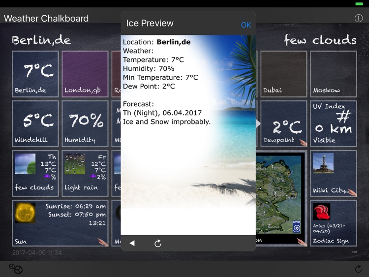 Weather Chalkboard