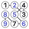 Connect the numbers in order using Sudoku and Hidato mechanics