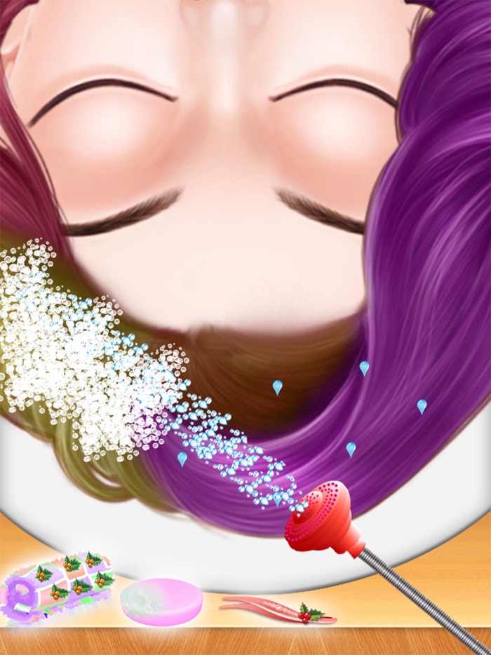 圣诞糖果温泉化妆 - 甜化妆我