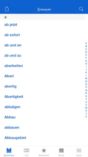 german synonym dictionary iphone screenshot 1
